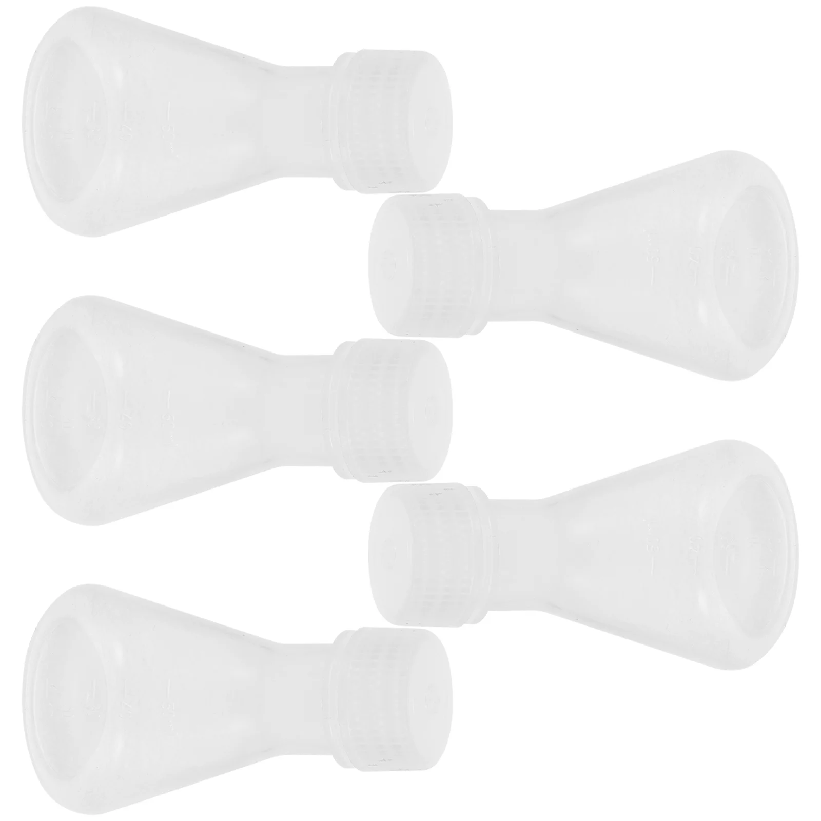 

5 Pcs Flask Bulk Conical Chemistry Plastic Erlenmeyer Stopper with Lid Experiment Container