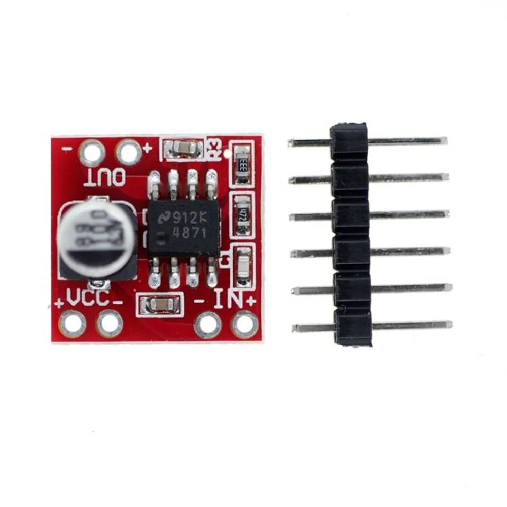 LM4871 One Single Channel Mono Digital Amp Amplifier Board 3W Small Power Audio Module Speaker Oscillator Driver DC 3V-5V