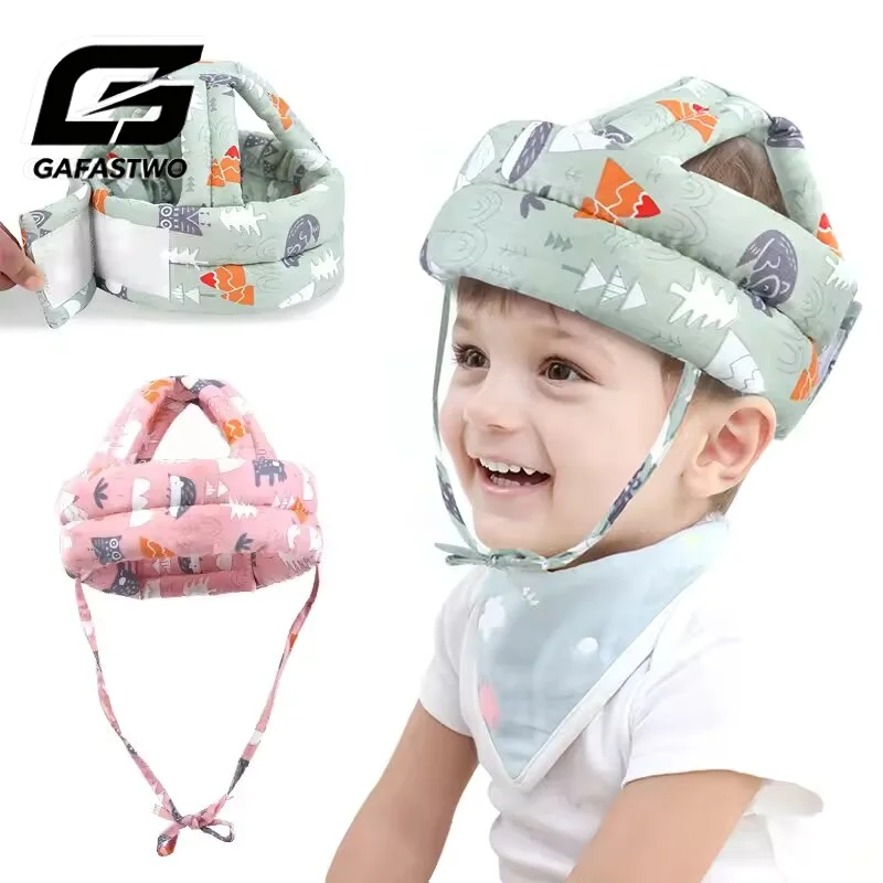 Anti-collision Protective Hat Baby Safety Helmet Soft Comfortable Head Security & Protection Adjustable Hats Baby Toddler Cap