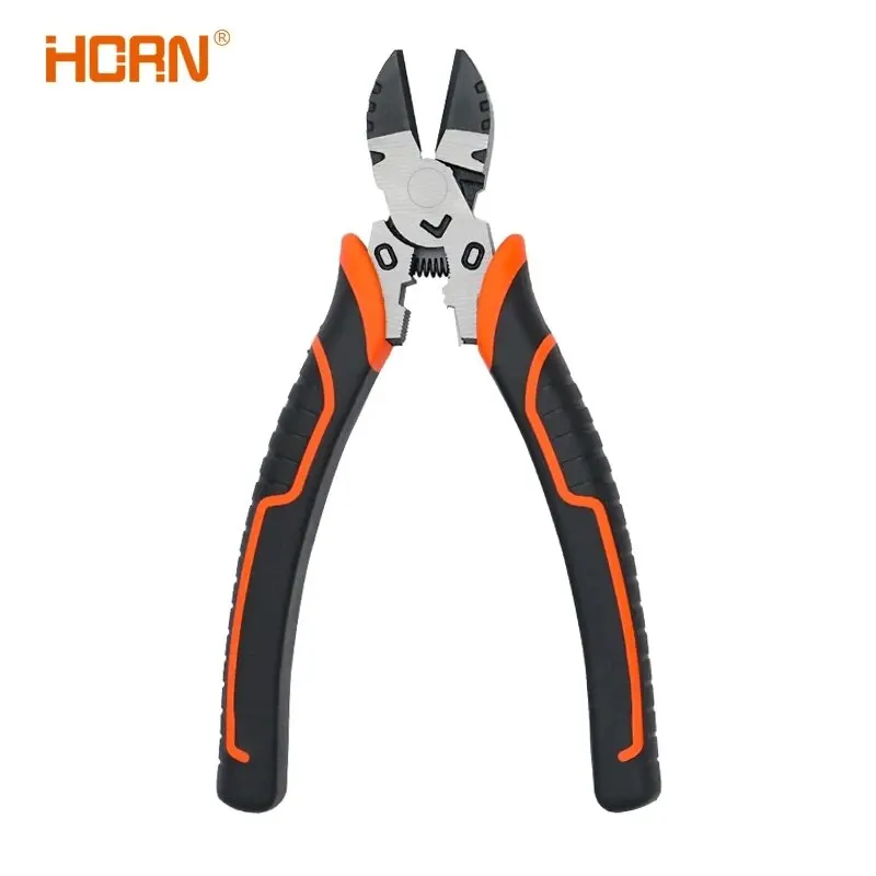 Horn 9 Inch Wire Pliers Sharp Large Opening Stripping Pliers Industrial Grade Multifunctional Hardware Manual Tools