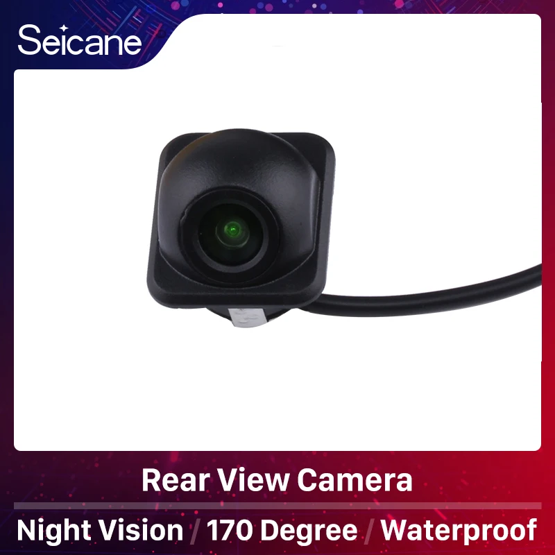 

Seicane Waterproof Night Vision Car Parking Assistance system 170 Degree Hi-definition Color Wide Angle Reversing Camera