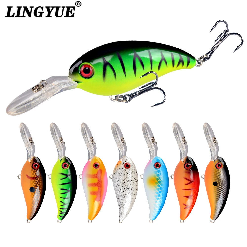 Isca Artificial Flutuante Crankbait Wobbler Minnow para Pesca de Bass e Pike - 1 Unidade - Pesca de Corrico - Acessório de Pesca