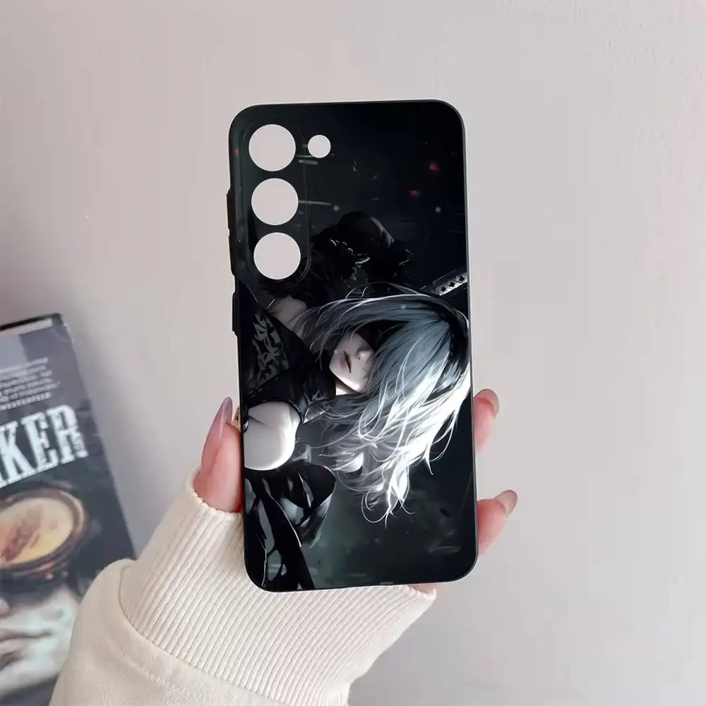 N-NieR 2B A- Automata Phone Case For Samsung Galaxy A 91,80,73,72,71,53,52,51,22,5G Shockproof Soft Black Cover