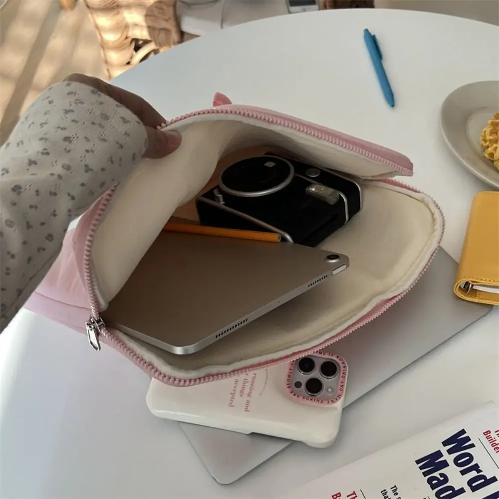 New 11/13/15.6 inch Laptop Sleeve Case Bowknot Shockproof Notebook Cover Large Capacity Ultra Thin Tablet Protective Pouch