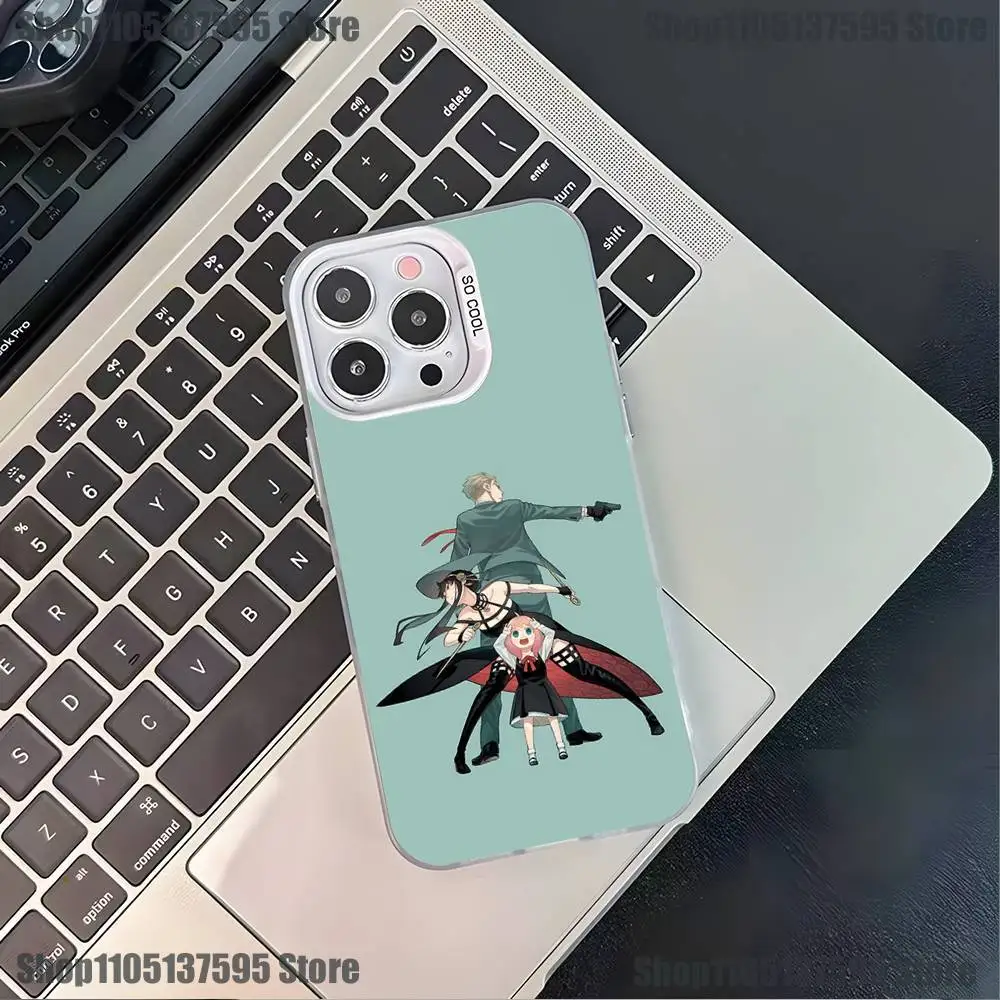 Funda de teléfono Spy X Family Bond Yor Anya para iPhone 17,16,15,14,13,12,11,Pro,XS,Max,Plus,Mini,SE4,E, funda blanca mate a prueba de golpes