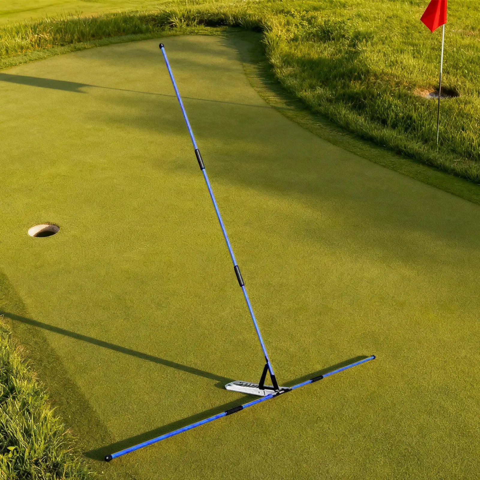 عصي الجولف محاذاة قضبان المدرب قضيب ممارسة الجولف العصي لممارسة التقطيع الداخلي ضرب الفناء الخلفي للمنزل