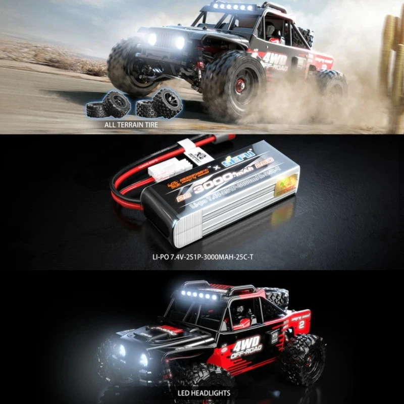 Mjx 14209 1:14 Brushless 4Wd Rc Car High Speed Off Road Desert Truck Professional Remote Control Hobby Vehicle Model