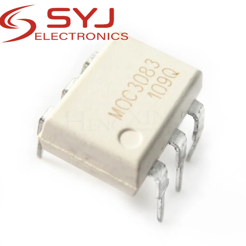 

10pcs/lot MOC3083 M0C3083 EL3083 DIP-6 Triac & SCR Output Optocouplers 800VDRM IFT=5mA 6 Pin Optocoupler New original In Stock