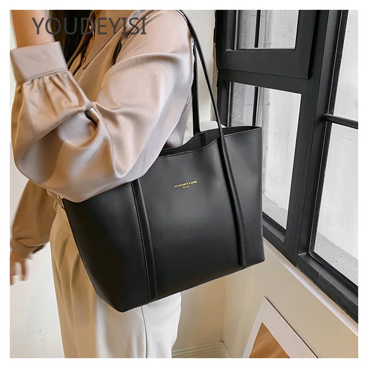 Imagem -02 - Bolsa Feminina Youdeyisi Tote Bolsa Simples da Moda Bolsa Mensageiro Portátil de um Ombro com pu de Grande Capacidade