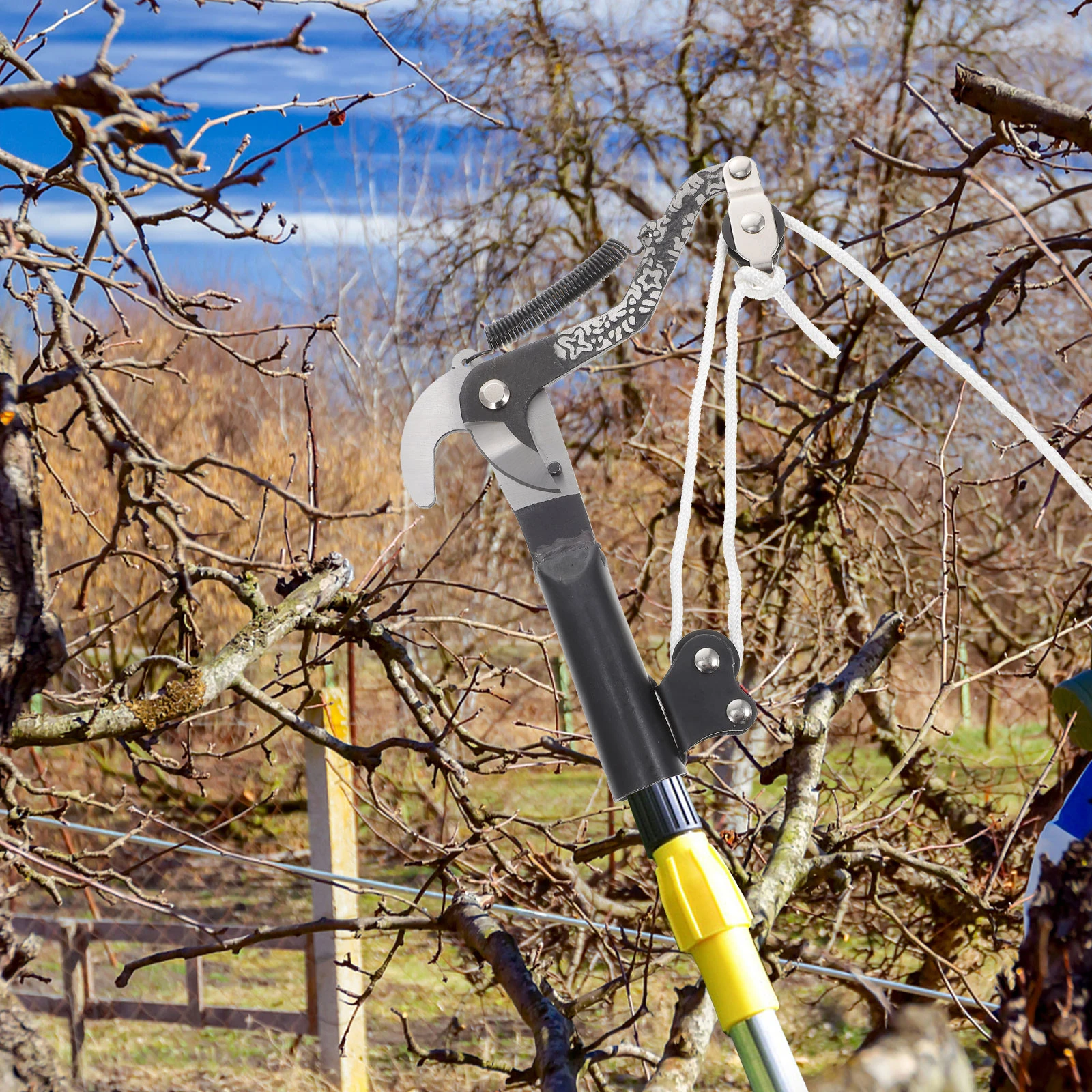 

Pruning Shears Gardening Tool Heavy Duty Fruit Branch Shear Corrosion Resistant Edge Labor-Saving Garden Scissors Trimming Tool