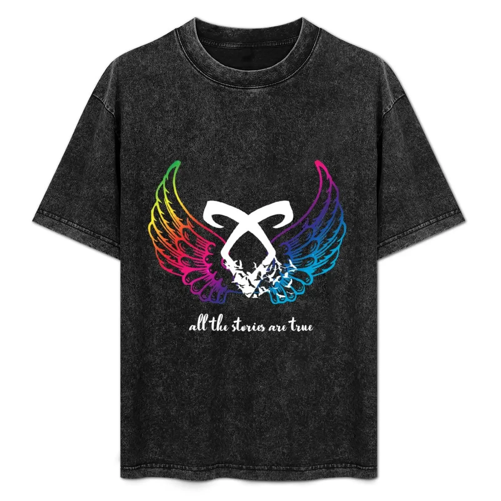 

Stories are true black T-Shirt Anti-Perspiration Workout Top