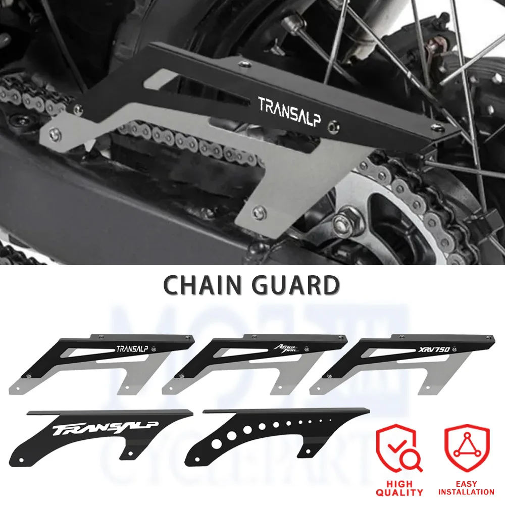 XRV650 AfricaTwin XRV750 Africa Twin Motorcycle Accessories For Honda XL600V XL650V XL700V Transalp Chain Guard Cover Protector