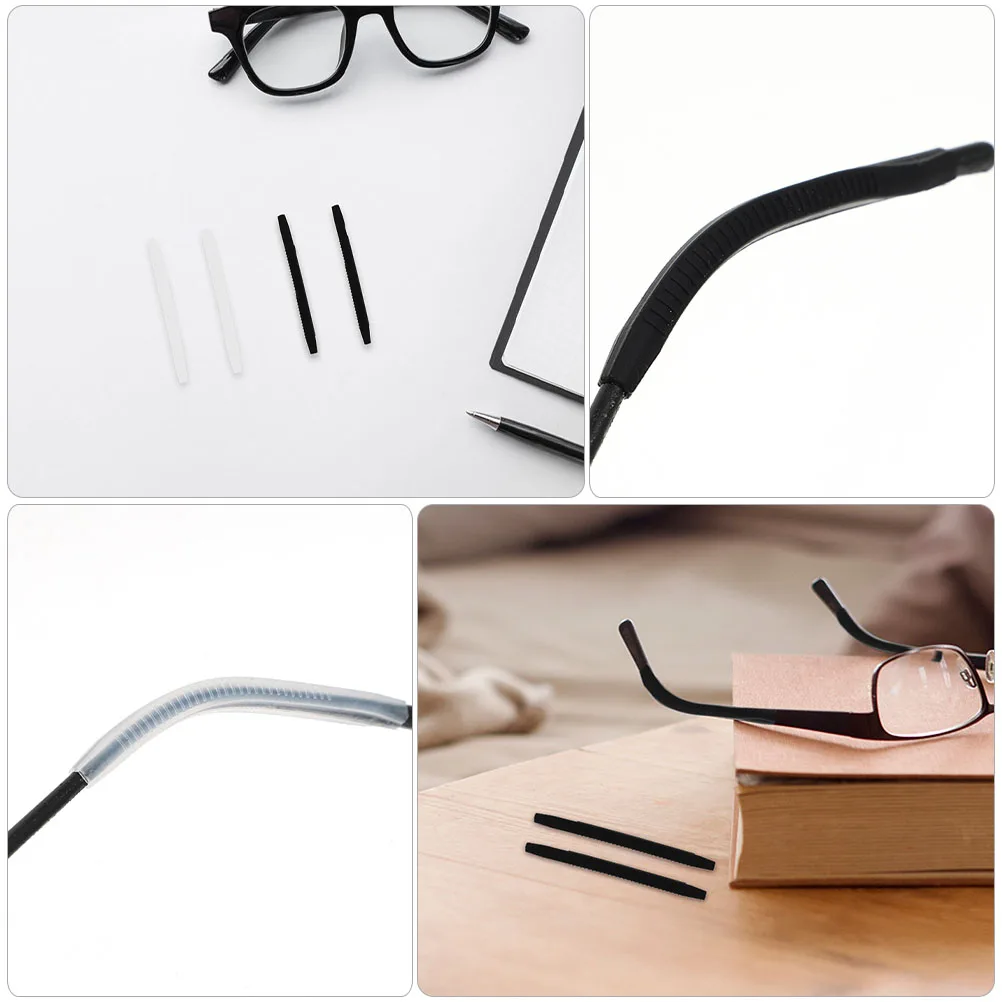 

30pcs Anti-Slip Silicone Eyeglass End Tips Sleeve Replacement Myopia Glasses Non-Slip Eyewear Accessories Eyeglasses