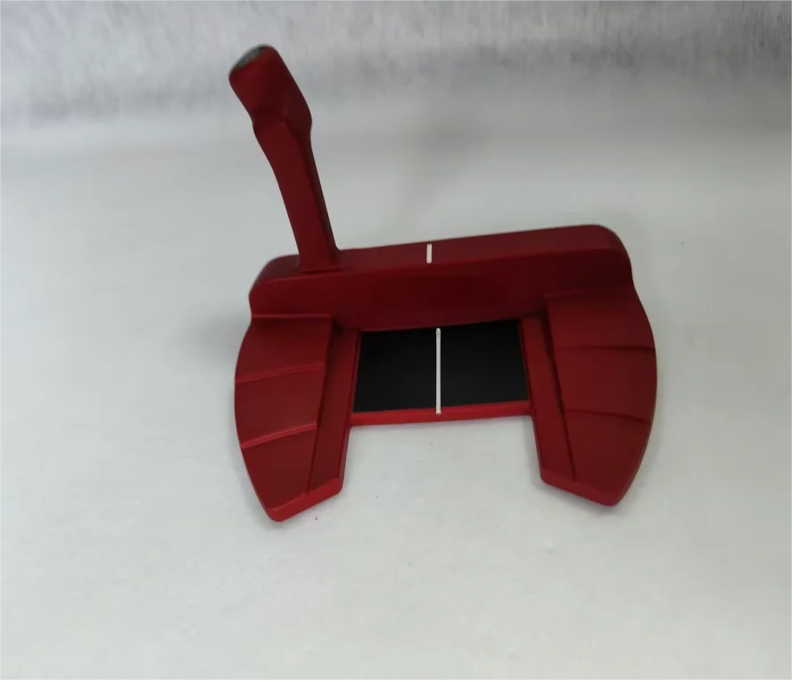 Juego de palos de Golf con logotipo personalizado para hombre, diestros y zurdos, con eje de acero inoxidable, agarre de goma, cabezal de Putter en blanco, fresado CNC