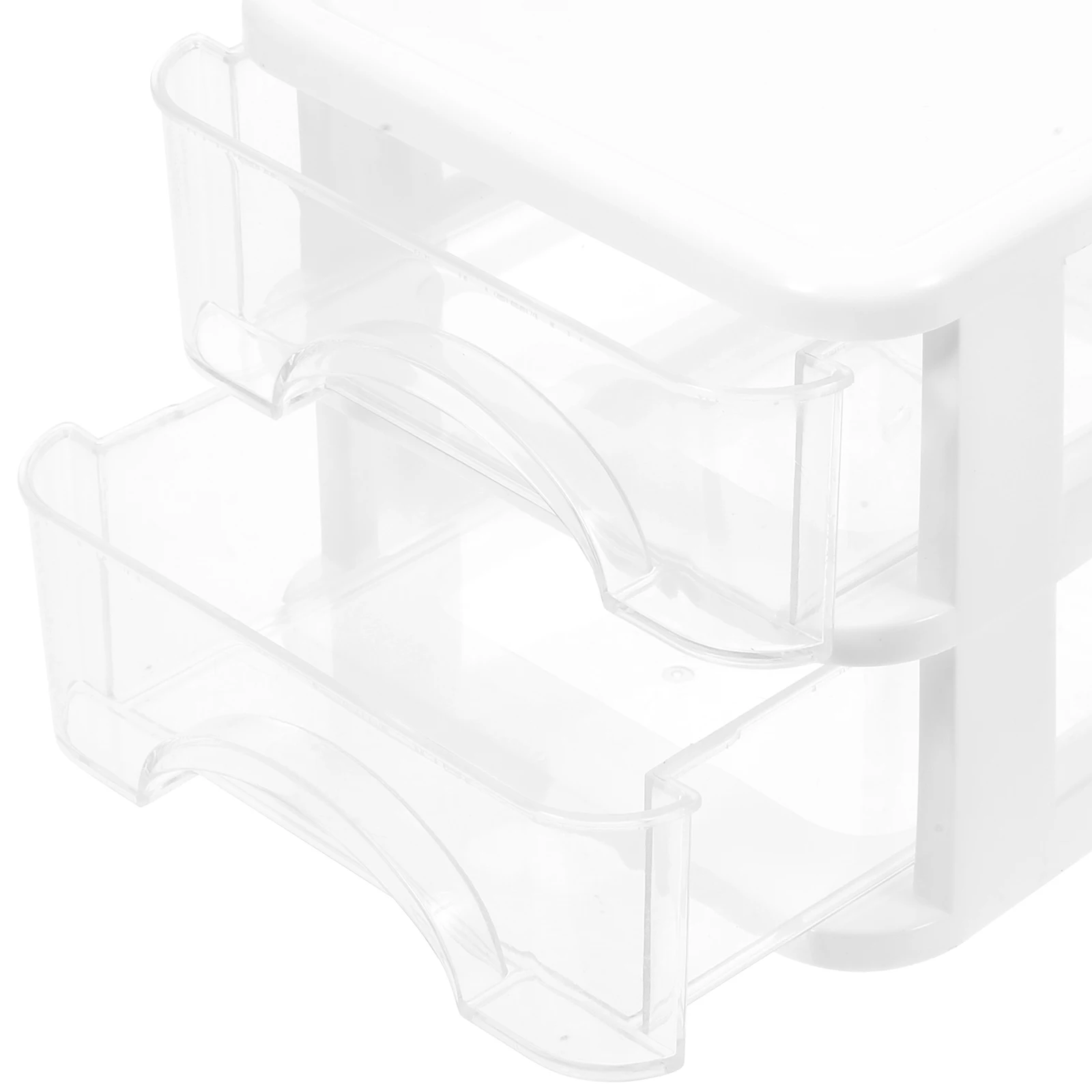 

Plastic Desktop Storage Box Multi-Layer Desk Drawer Holder Office Stationery Organizer Tabletop Storage Case Cube for Cosmetics