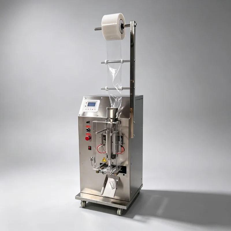Automatic Quantitative Filling Liquid Packaging Machine Electric Operated For White Liquor Soy Sauce Vinegar Juice Beverage