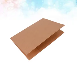 10pcs Kraft Paper File Holder Creative A4 Paper Protector Paper Folder for Home Office School paper file pouch