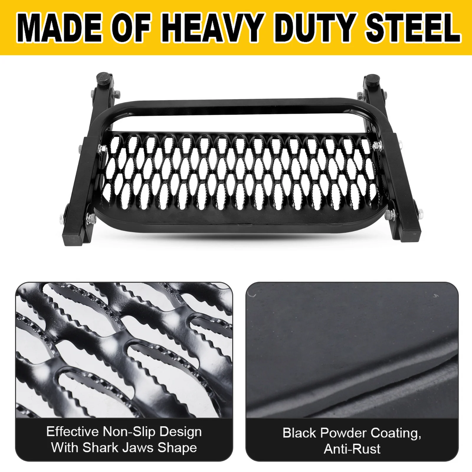 Car Adjustable Wheel Tire Steps Protable Folding Stairs Tyre Mount Steps Ladder Heavy Duty For Camper Truck SUV RV MPV Universal