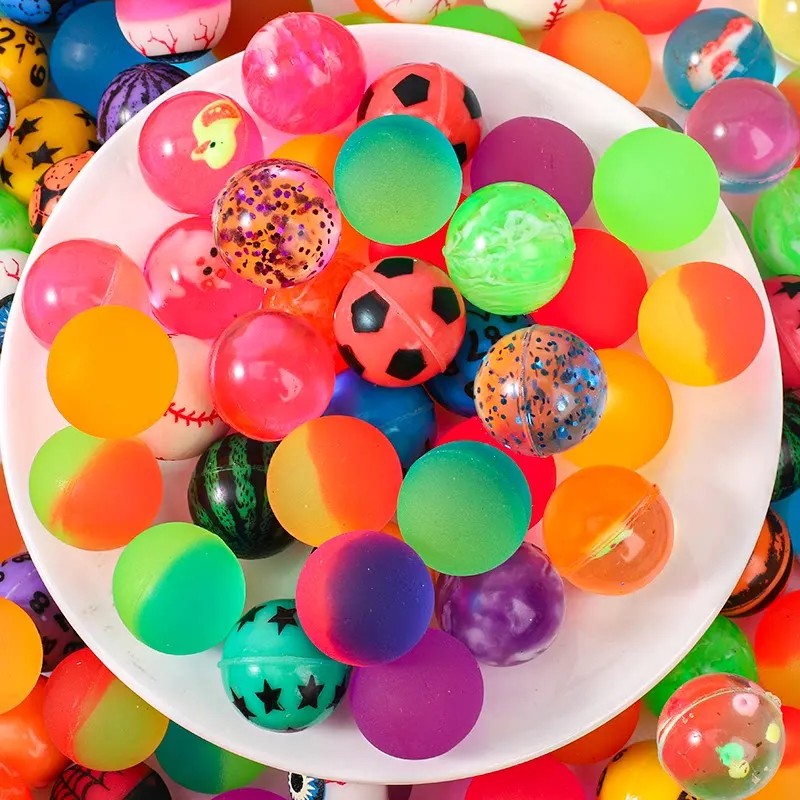 15-100Pcs 25/30/32mm Natural Rubber Elastic Floating Ball  Children's Bouncing Ball Bouncing Ball Children's School Start Gift