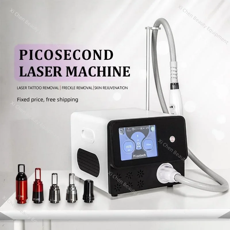 

2025 Pico Laser Machine BEST Q Switched ND Yag Laser Tattoo Removal machine 755nm 1064nm 532nm 1320nm