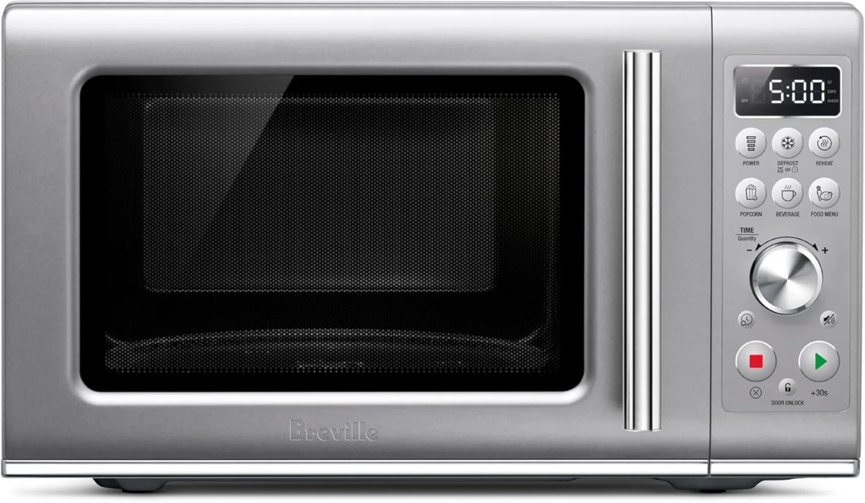 BMO650SIL1BUC1 the Compact Wave Soft Close Countertop Microwave, Silver