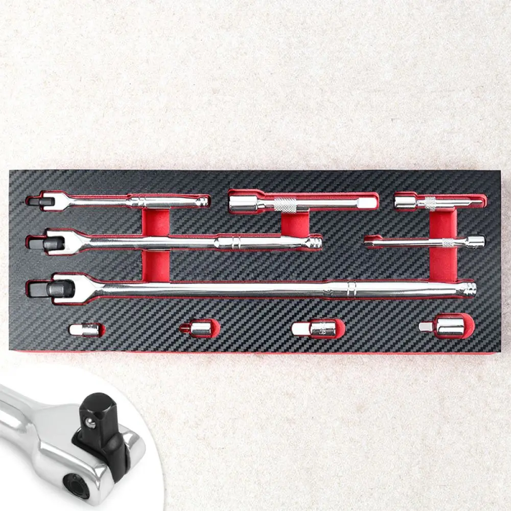 For For Musentang 1 2 Inch Drive Flex Head Breaker Bar Torque Wrench Swivel Handle Extension Rod Socket Spanner Repair Tool