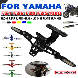 For Yamaha FZ1 FZ6 FZ8 FZS1000 FZS600 XJ6 XJR1300 Accessories Turn Signal Light Adjustable Tail Eliminator License Plate Bracket