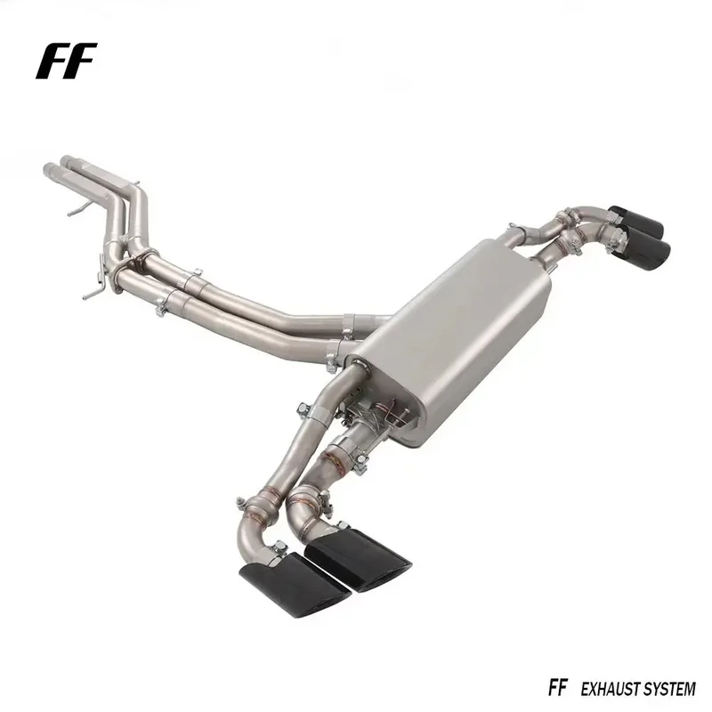 Performance Car Valvetronic Mid Pipe Catback Exhaust System Muffler Custom for Audi Q8 Q7