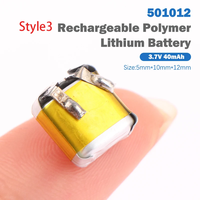 3.7V 30mah 401012 Lithium Polymer Battery For Bluetooth Headset+A3 Rechargeable 60mah Lithium Battery CP1254 LIR1254 For TWS