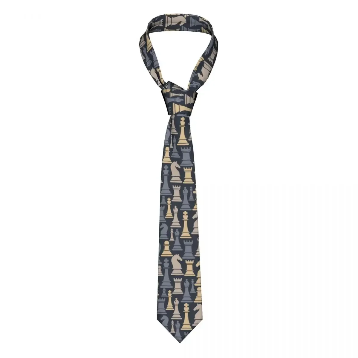 Game Of Chess Neckties Unisex Casual Polyester 8 cm Narrow Neck Ties for Men Suits Accessories Gravatas Wedding Business