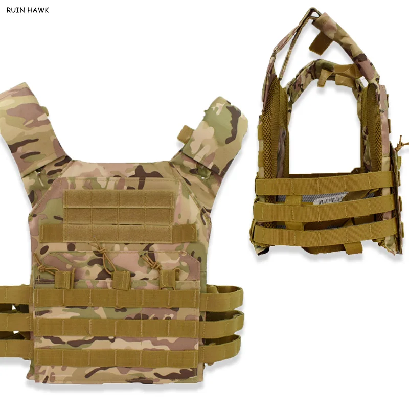 Tactical High Quality Outdoor Vest Multi-functional Camouflage Army Molle Vest For Military Fans And CS