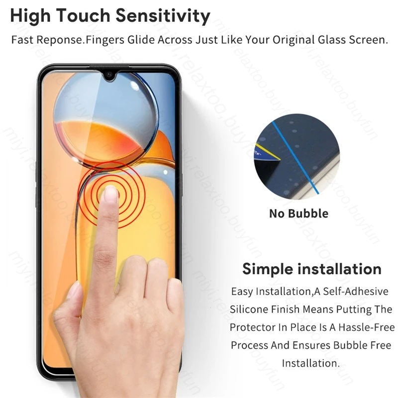 Redmi13C 4G Стекло 3 шт. закаленное стекло для Redmi 13C 4G 9H Премиальная защитная пленка для экрана Readmi Redmi Radmi Redmei 12C 10C 9C NFC