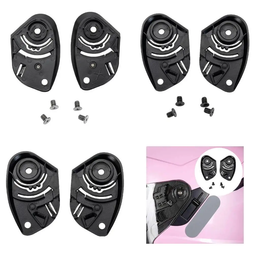 

31BC Motorbike Helmets Both Sides Shield Visors Plate for KYT Half Face Helmets