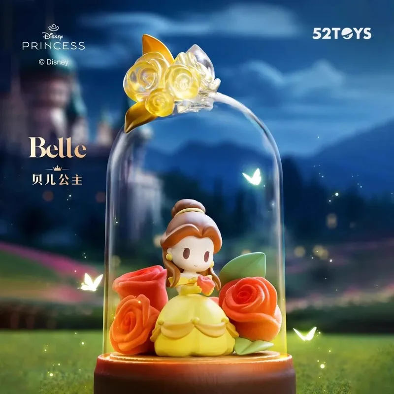 52 Spielzeug Disney Prinzessin Farbige Glasur Blume Sha Dow Blind Box Lampe Anime Figur Überraschung Spielzeug Geheimnisvolle Box Ornamente spielzeug Geschenk