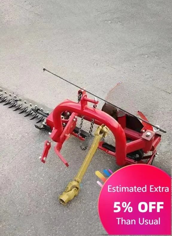 Mower Cutter Finish Mower Alfalfa Mower 2.1/1.8/1.6/1.4M Tractor Mounted 3 Point Hitch Sickle Bar