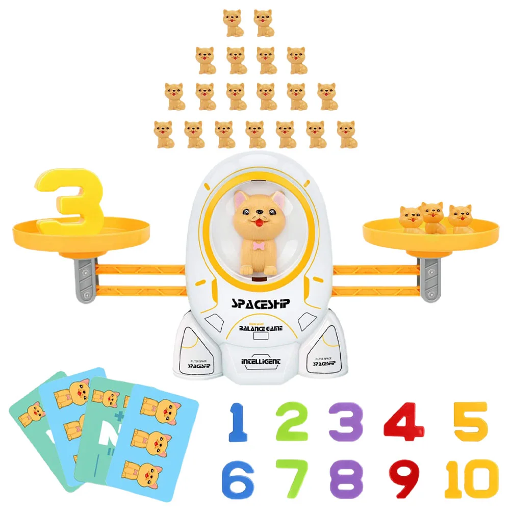 

Kids Toys Balance Scales Math Educational STEM Learning Tool Game Number Counting Frog Yellow Games Toddler