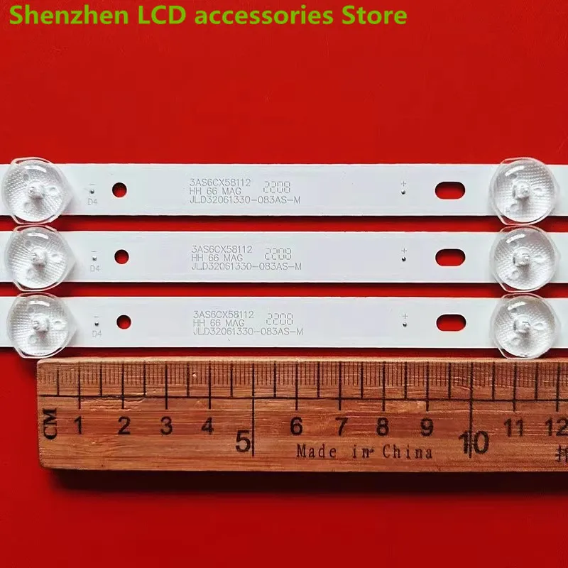 ل JL.D32061330-083AS-M 6LEE 58 سنتيمتر 3V LED الخلفية الشريط