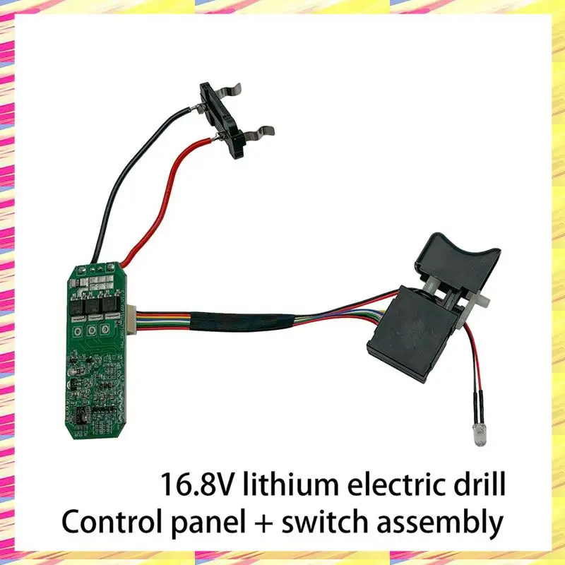 

ABJJ Lithium Electric Drill Control Board Switch Formakita 16.8V Brushless Electric Drill Circuit Board Switch