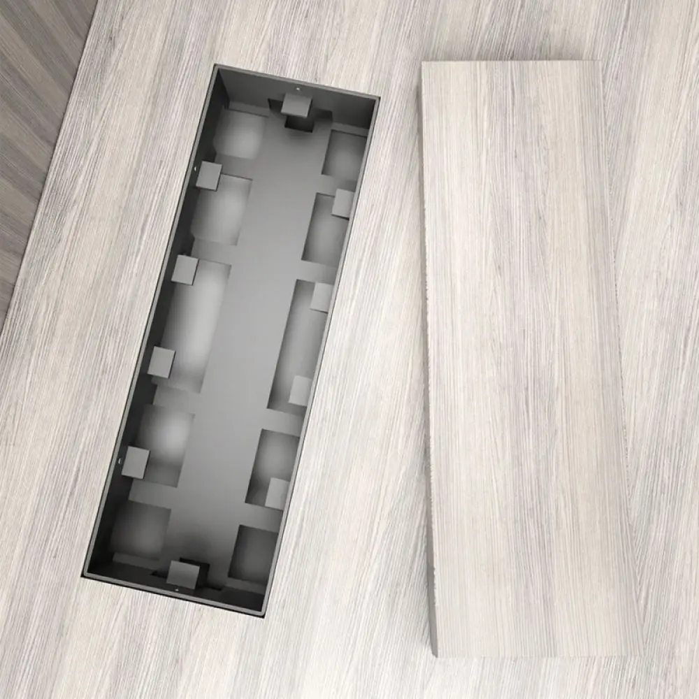 Concealed Electrical Controller Housing For System Cabinet Wardrobe Power Adapter Storage Organizer Box - view 2