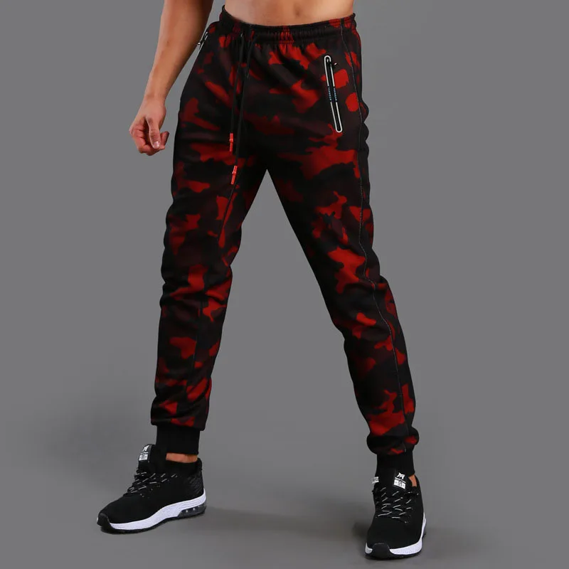 Lente Herfst Merk Kwaliteit Potlood Broek Mode Rits Zak Casual Sport Hardloopbroek 2023 Heren Camouflage Broek My803