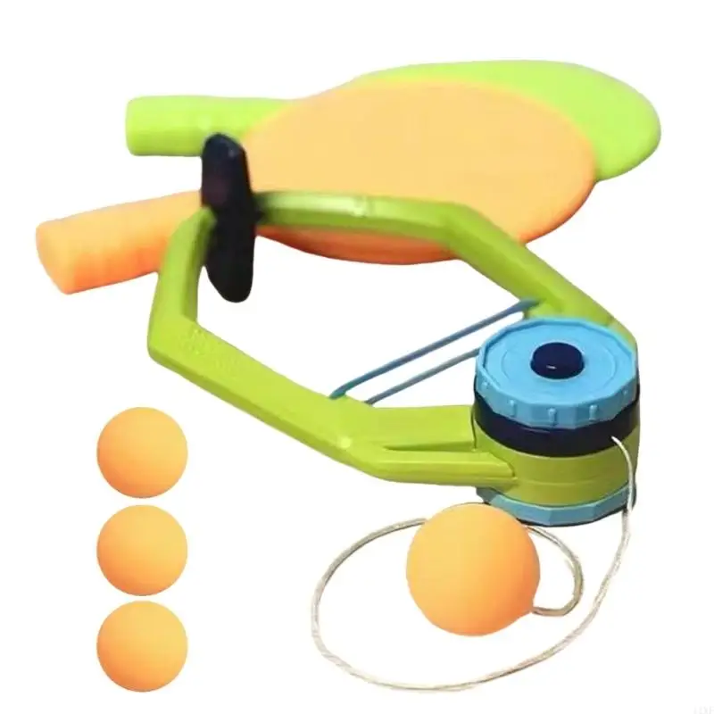 

11XF Door PingPong Game Portable Paddles and Balls Exerciser with Racket / Balls