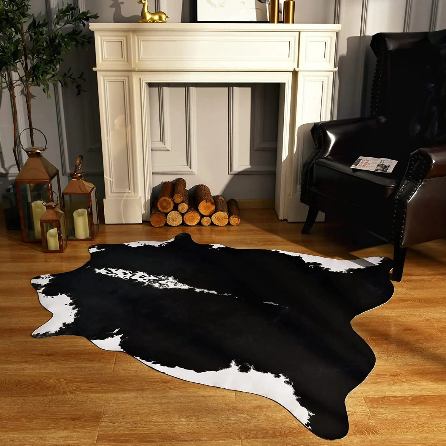 Classical Imitation cowhide carpet natural Area Rug sofa home decor carpets for living room rugs for Bedroom house floor mats