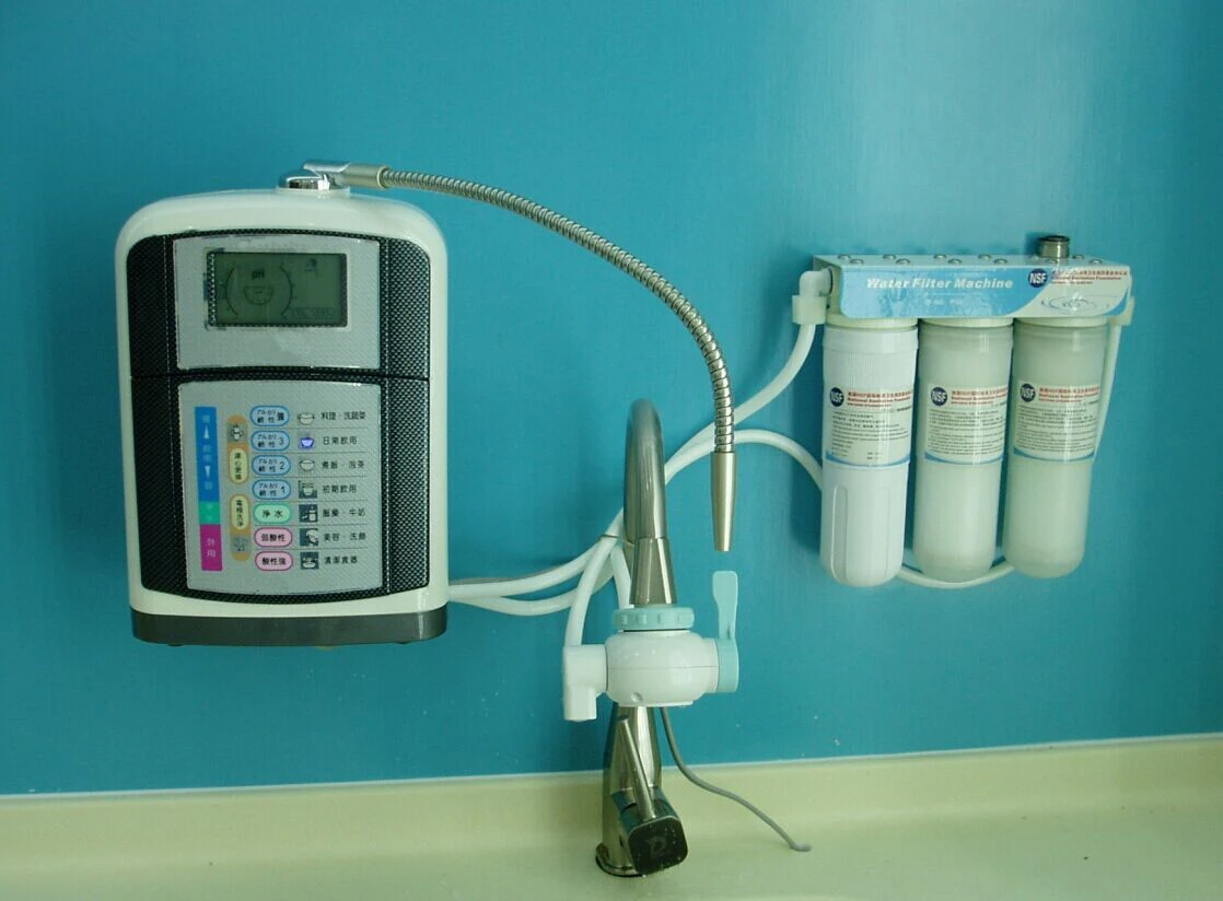 3เวทีPreกรองระบบที่มีมาตรฐานNSFมาตรฐานเพื่อปกป้องน้ำionizerและguarranteeดื่มของคุณ