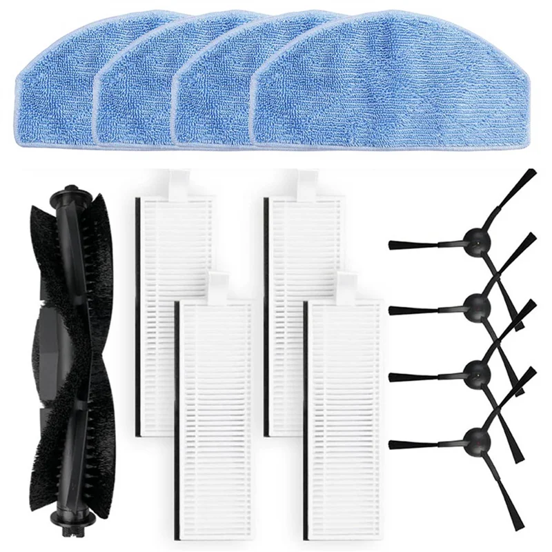 A23F-2Set For Laresar Evol 3 Robot Vacuum Cleaner Replacement Spare Parts Accessories Hepa Filter Mop Pad