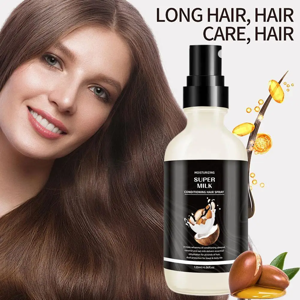 

No-Wash Hair Care Spray Repair Damage Hair Root Nourish Scalp Moisturize Dry Reduce Frizz Smooth Hair Leave-In Conditioner Spray
