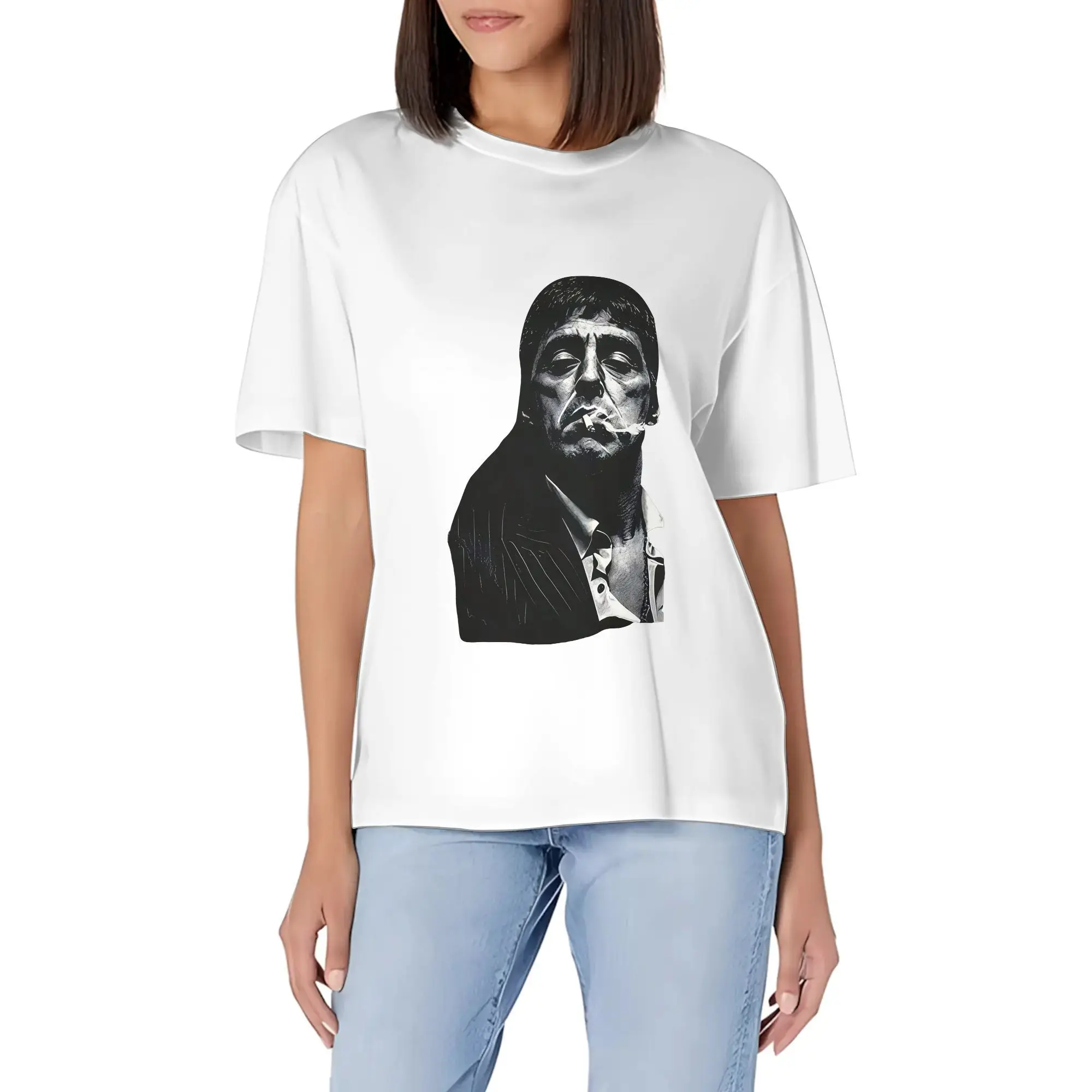 Tony Donnie Brasco Movie Print T Shirt   Collectible Iconic Look For  Gifts Breathable Round Neck Tee Suitable For Daily Wear