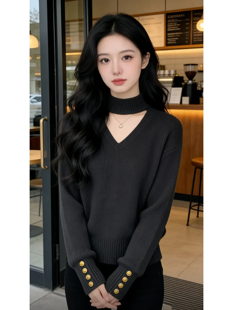 

Модный легкий ажурный вязаный свитер Maturi Sle для женщин, осенне-зимний, новый, мягкий, уютный, базовый слой, утягивающий, для похудения