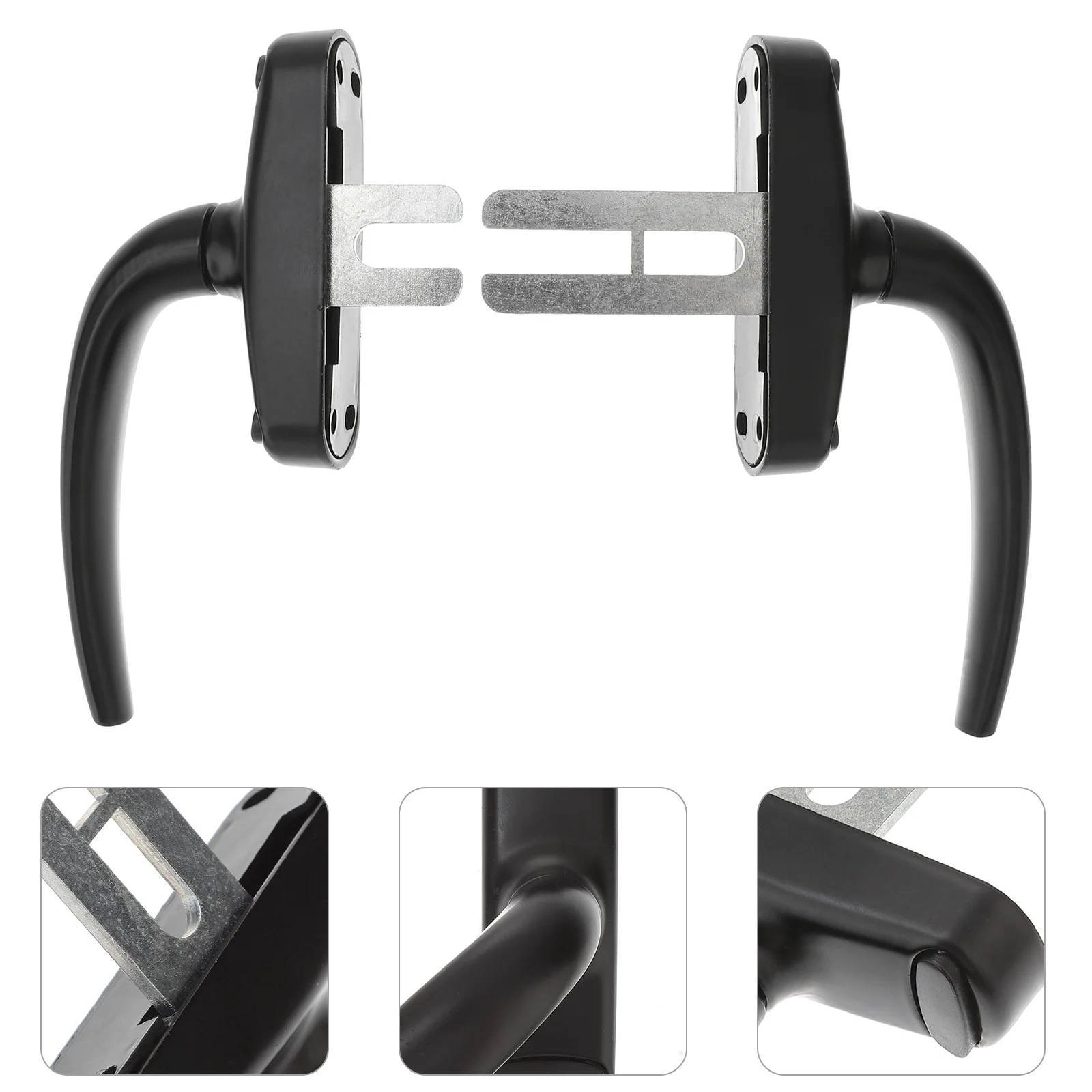 

2Pcs Window Handle Zinc Alloy Durable Wear-Resistant Thickened Lock Handle for Residential Door Pull Window Pulls