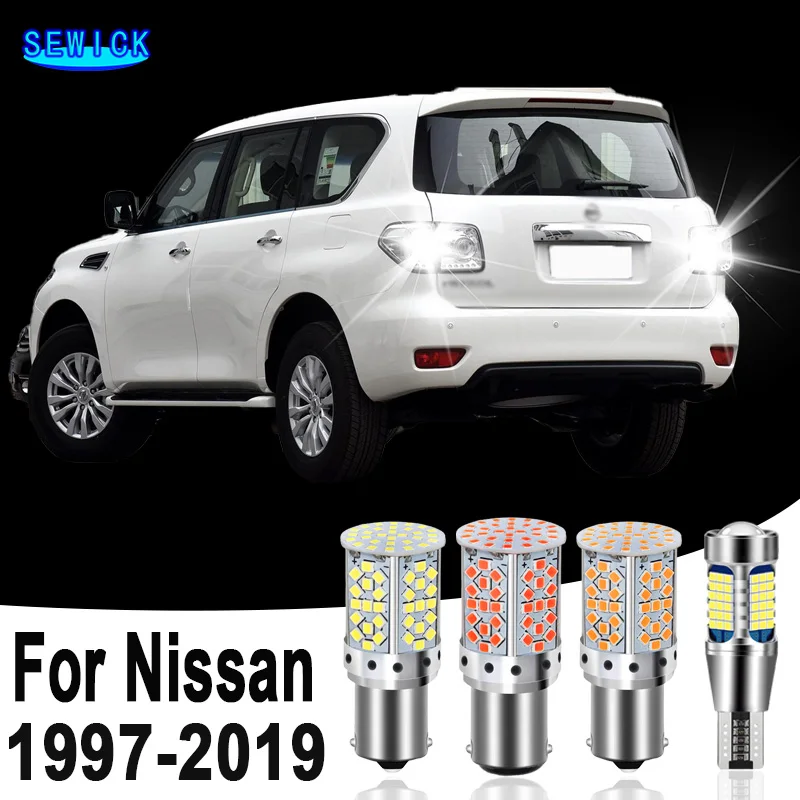

2pcs LED For Nissan Patrol Y61 Y62 1997-2019 2010 2011 2012 2013 2014 2015 2016 2017 2018 Reverse Light Backup Bulb Accessories