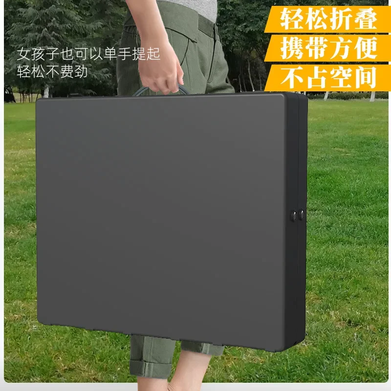 Selling Night Market Stall Tables Plastic Outdoor Camping Portable Folding Table and Chair Set